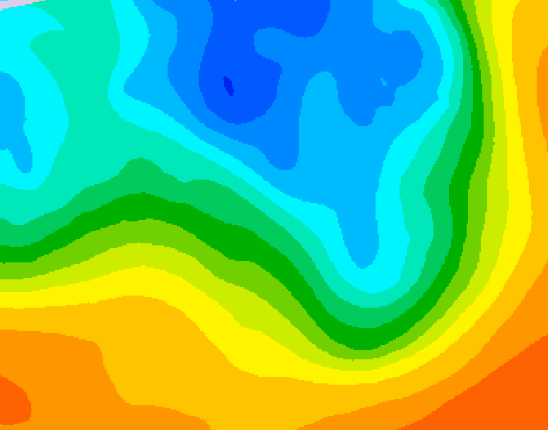 GDPS 500 millibar geopotential height 210 hour forecast chart for Canada based on 2026/05/02 0000Z data