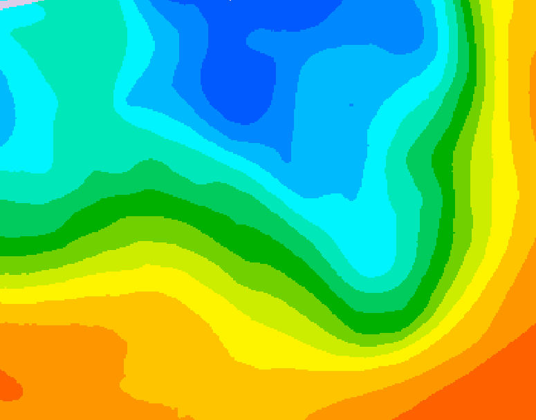 GDPS 500 millibar geopotential height 216 hour forecast chart for Canada based on 2026/05/02 0000Z data