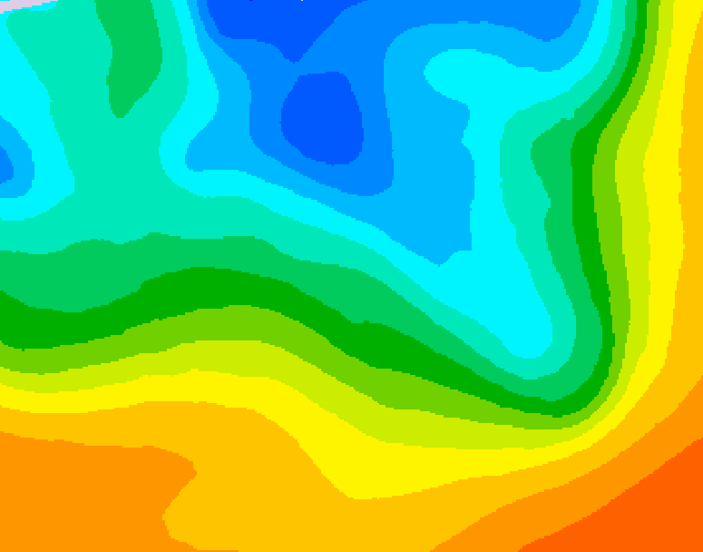 GDPS 500 millibar geopotential height 228 hour forecast chart for Canada based on 2026/05/02 0000Z data
