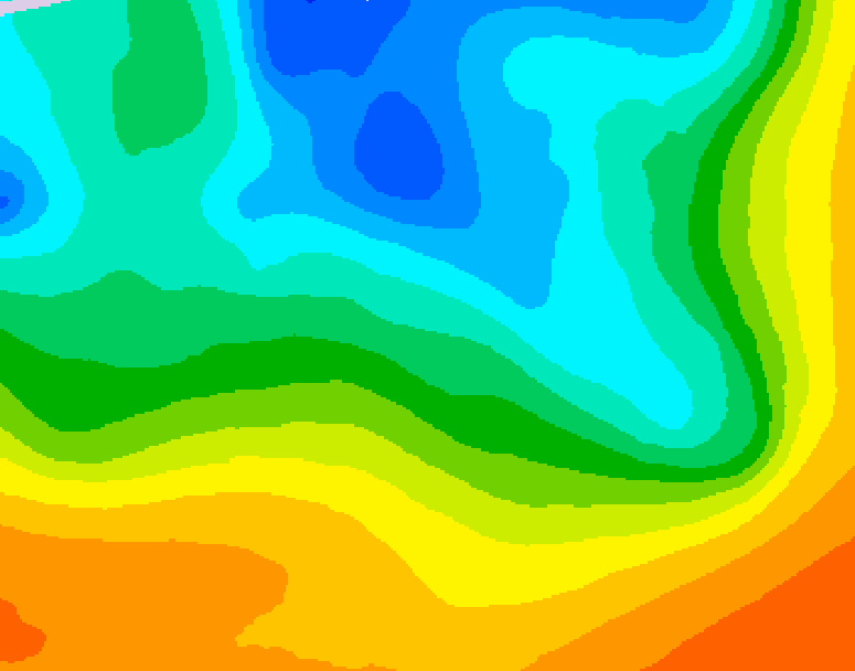 GDPS 500 millibar geopotential height 234 hour forecast chart for Canada based on 2026/05/02 0000Z data