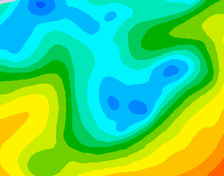 GDPS 500 millibar geopotential height 078 hour forecast chart for Canada based on 2026/05/02 1200Z data