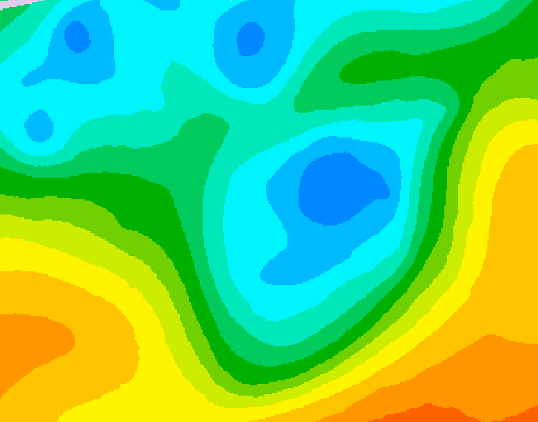 GDPS 500 millibar geopotential height 108 hour forecast chart for Canada based on 2026/05/02 1200Z data