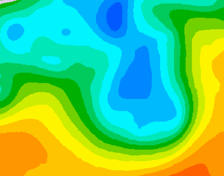 GDPS 500 millibar geopotential height 138 hour forecast chart for Canada based on 2026/05/02 1200Z data