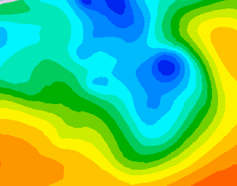 GDPS 500 millibar geopotential height 174 hour forecast chart for Canada based on 2026/05/02 1200Z data