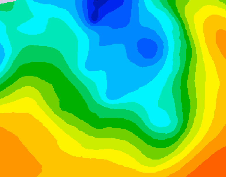 GDPS 500 millibar geopotential height 192 hour forecast chart for Canada based on 2026/05/02 1200Z data