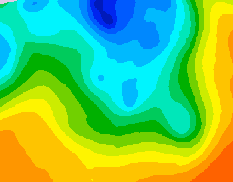 GDPS 500 millibar geopotential height 204 hour forecast chart for Canada based on 2026/05/02 1200Z data