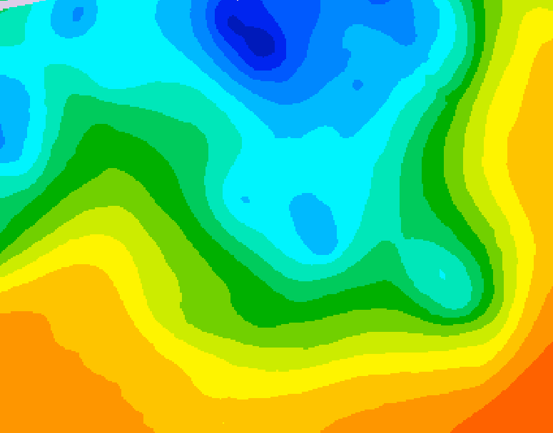 GDPS 500 millibar geopotential height 210 hour forecast chart for Canada based on 2026/05/02 1200Z data