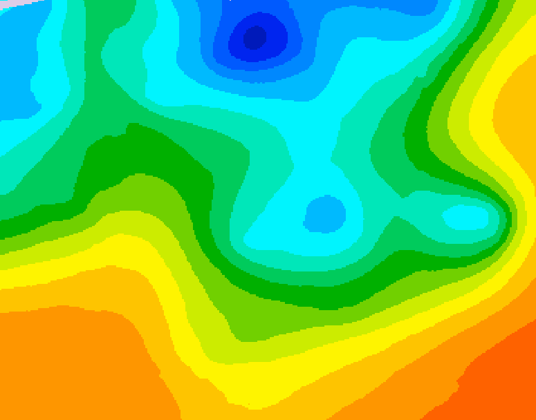 GDPS 500 millibar geopotential height 228 hour forecast chart for Canada based on 2026/05/02 1200Z data
