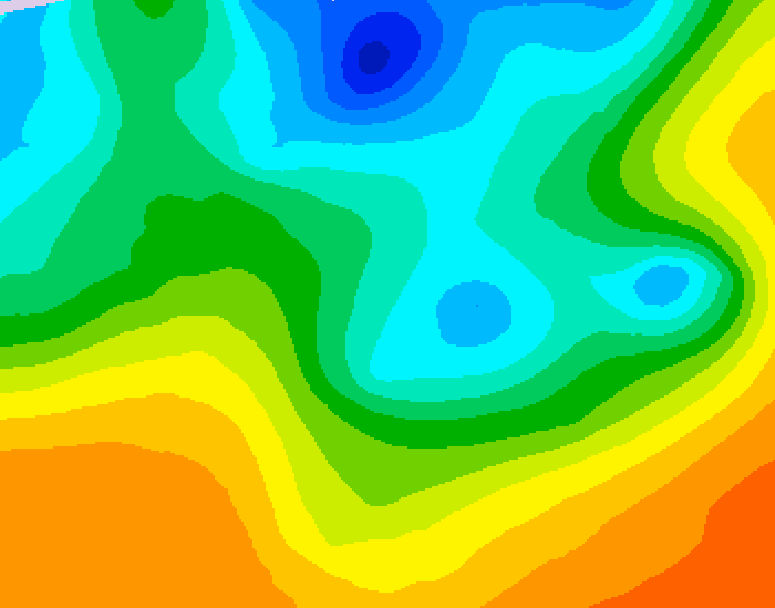 GDPS 500 millibar geopotential height 234 hour forecast chart for Canada based on 2026/05/02 1200Z data