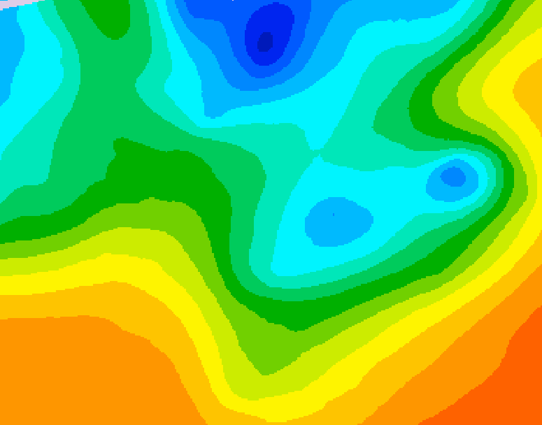 GDPS 500 millibar geopotential height 240 hour forecast chart for Canada based on 2026/05/02 1200Z data
