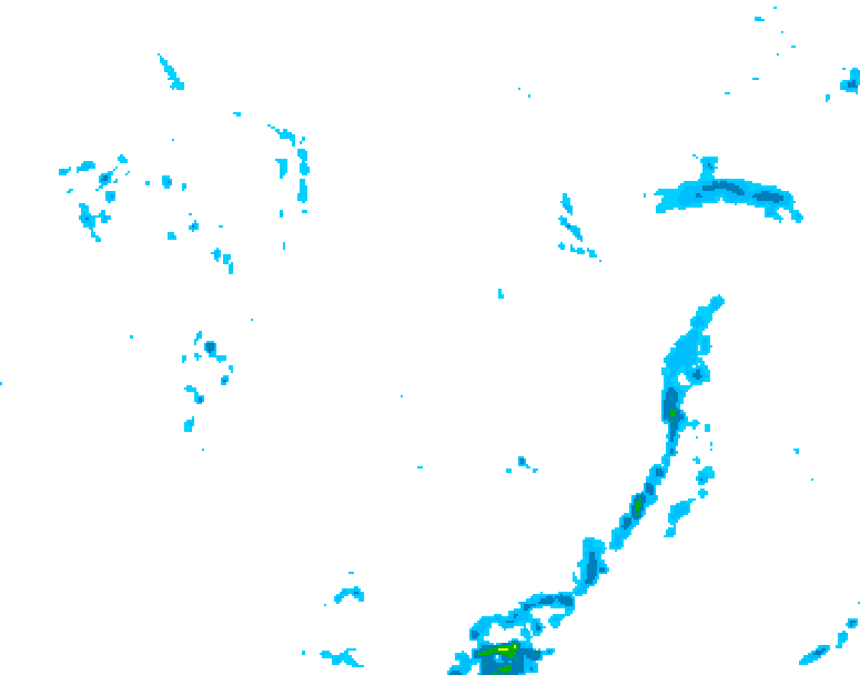 GDPS precipitation 120 hour forecast chart for Canada based on 2026/05/02 0000Z data