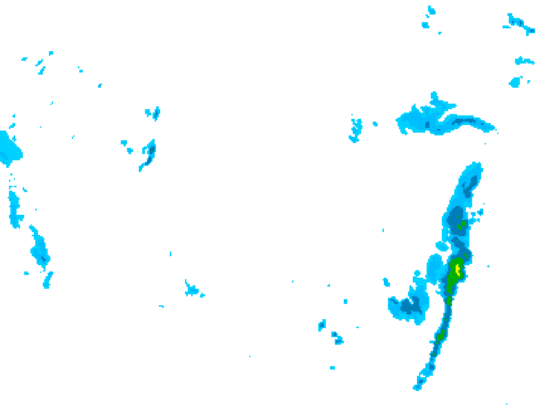 GDPS precipitation 150 hour forecast chart for Canada based on 2026/05/02 0000Z data