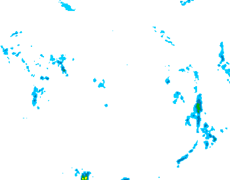 GDPS precipitation 222 hour forecast chart for Canada based on 2026/05/02 0000Z data