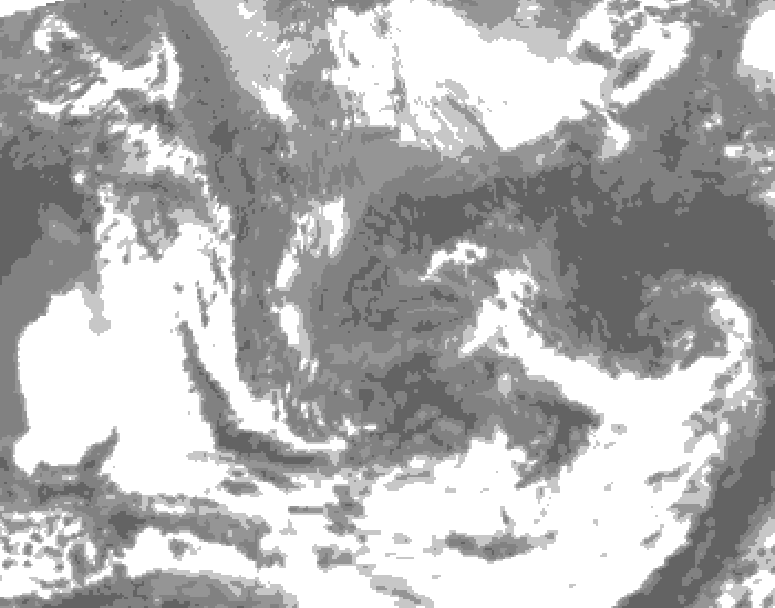 GDPS total cloud 060 hour forecast chart for Canada based on 2026/05/02 0000Z data