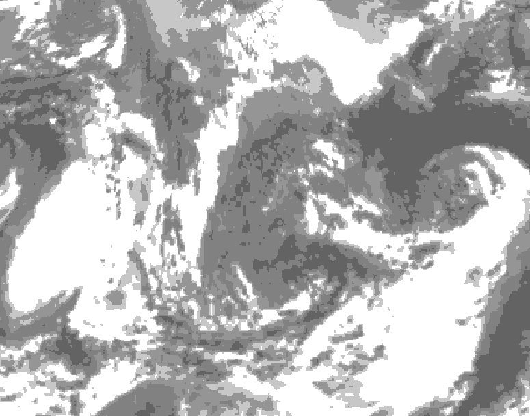 GDPS total cloud 060 hour forecast chart for Canada based on 2026/05/02 1200Z data