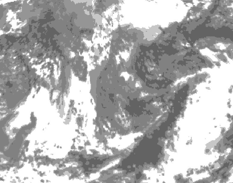 GDPS total cloud 084 hour forecast chart for Canada based on 2026/05/02 1200Z data