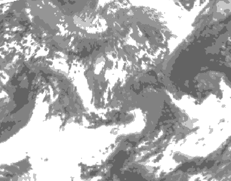 GDPS total cloud 234 hour forecast chart for Canada based on 2026/05/02 1200Z data