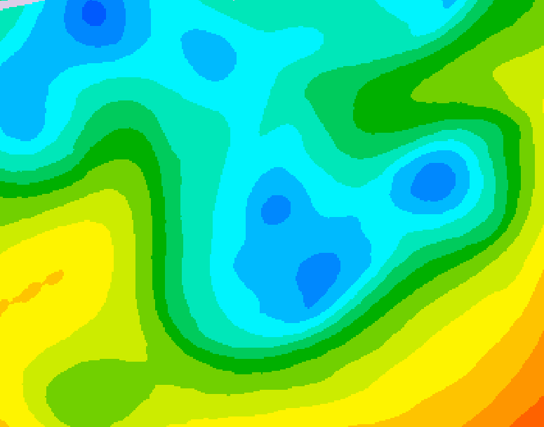 GDPS 500 millibar geopotential height 060 hour forecast chart for Canada based on 2026/05/03 0000Z data