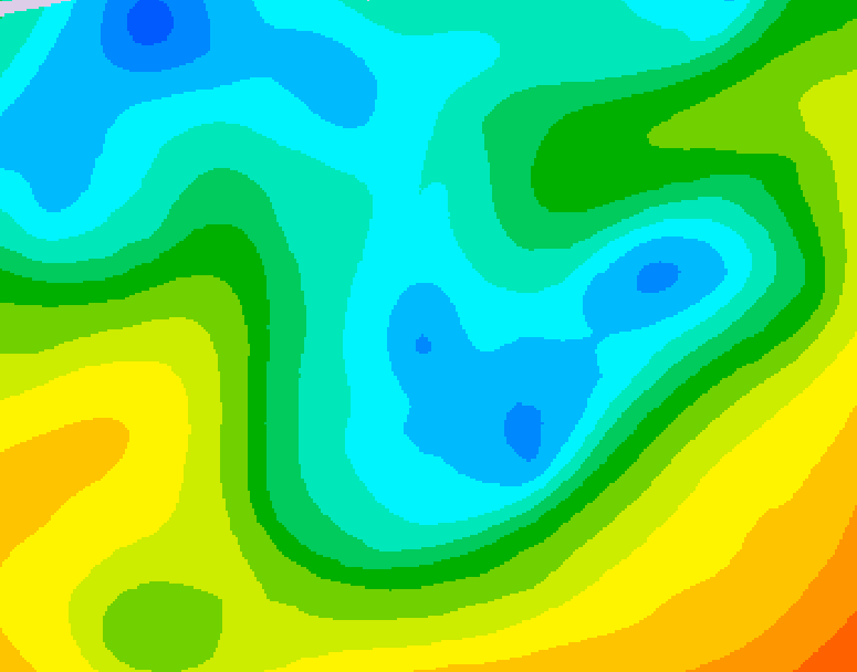 GDPS 500 millibar geopotential height 066 hour forecast chart for Canada based on 2026/05/03 0000Z data