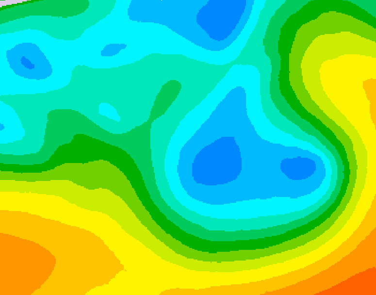 GDPS 500 millibar geopotential height 144 hour forecast chart for Canada based on 2026/05/03 0000Z data
