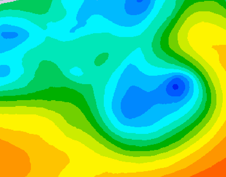 GDPS 500 millibar geopotential height 156 hour forecast chart for Canada based on 2026/05/03 0000Z data