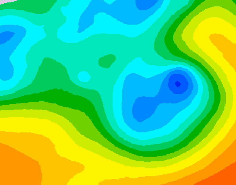 GDPS 500 millibar geopotential height 162 hour forecast chart for Canada based on 2026/05/03 0000Z data