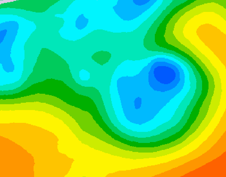 GDPS 500 millibar geopotential height 168 hour forecast chart for Canada based on 2026/05/03 0000Z data