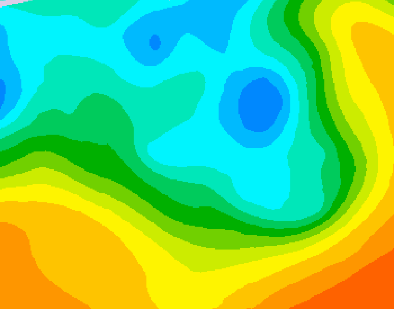 GDPS 500 millibar geopotential height 192 hour forecast chart for Canada based on 2026/05/03 0000Z data