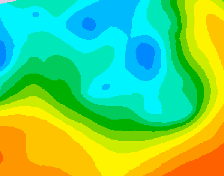 GDPS 500 millibar geopotential height 198 hour forecast chart for Canada based on 2026/05/03 0000Z data