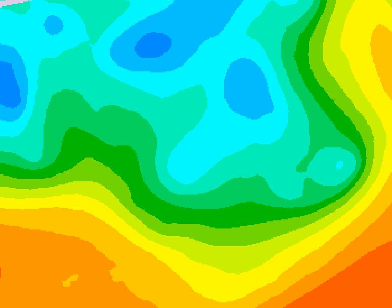 GDPS 500 millibar geopotential height 210 hour forecast chart for Canada based on 2026/05/03 0000Z data