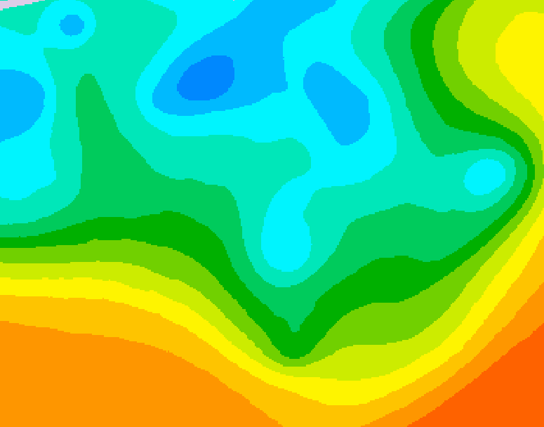 GDPS 500 millibar geopotential height 228 hour forecast chart for Canada based on 2026/05/03 0000Z data