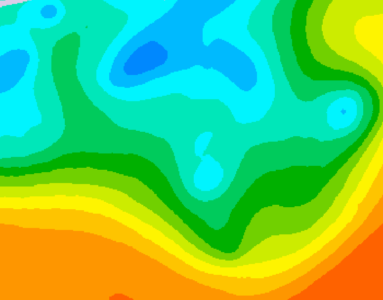 GDPS 500 millibar geopotential height 234 hour forecast chart for Canada based on 2026/05/03 0000Z data