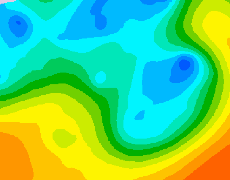 GDPS 500 millibar geopotential height 156 hour forecast chart for Canada based on 2026/05/03 1200Z data