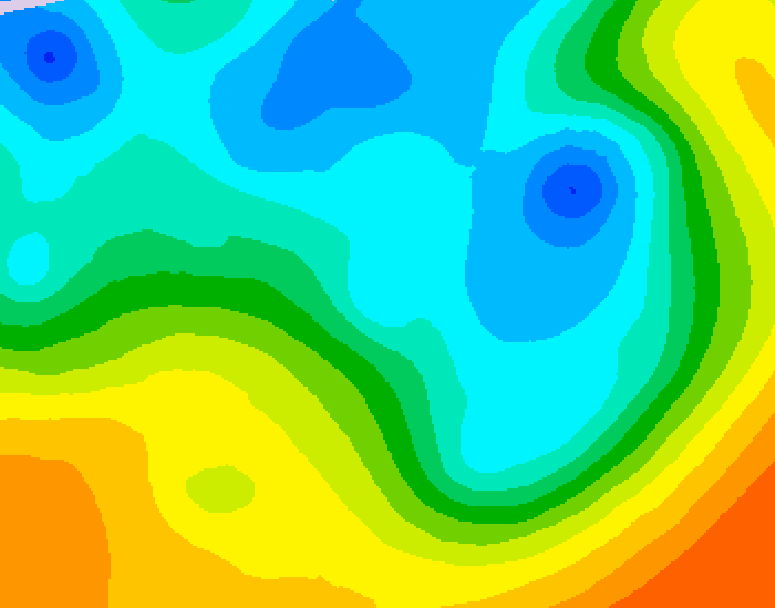 GDPS 500 millibar geopotential height 168 hour forecast chart for Canada based on 2026/05/03 1200Z data