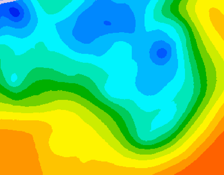 GDPS 500 millibar geopotential height 174 hour forecast chart for Canada based on 2026/05/03 1200Z data