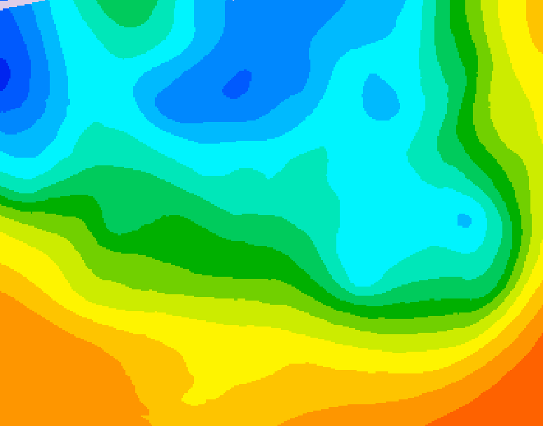 GDPS 500 millibar geopotential height 204 hour forecast chart for Canada based on 2026/05/03 1200Z data