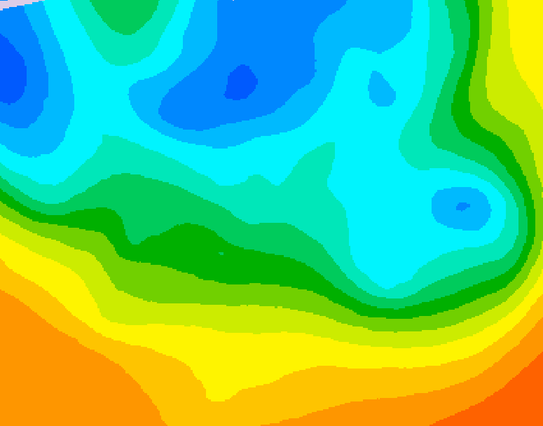GDPS 500 millibar geopotential height 210 hour forecast chart for Canada based on 2026/05/03 1200Z data