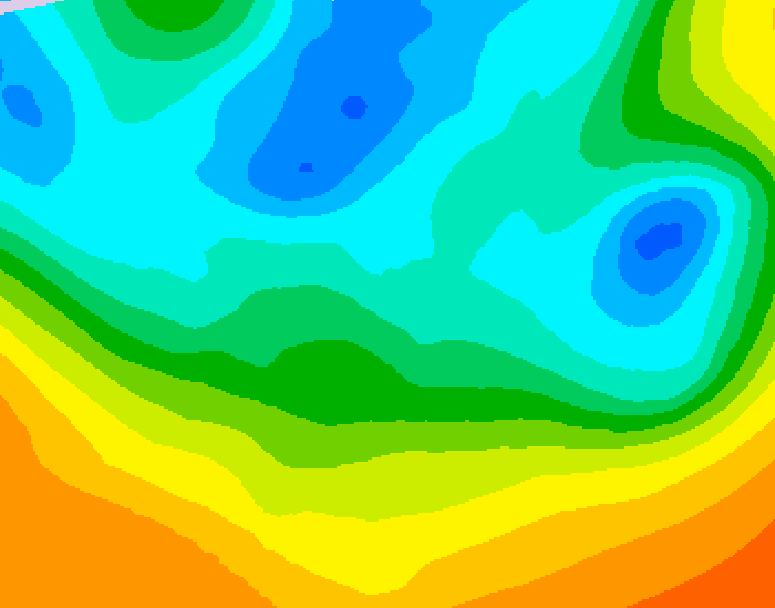 GDPS 500 millibar geopotential height 228 hour forecast chart for Canada based on 2026/05/03 1200Z data