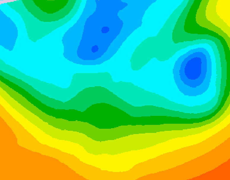 GDPS 500 millibar geopotential height 234 hour forecast chart for Canada based on 2026/05/03 1200Z data