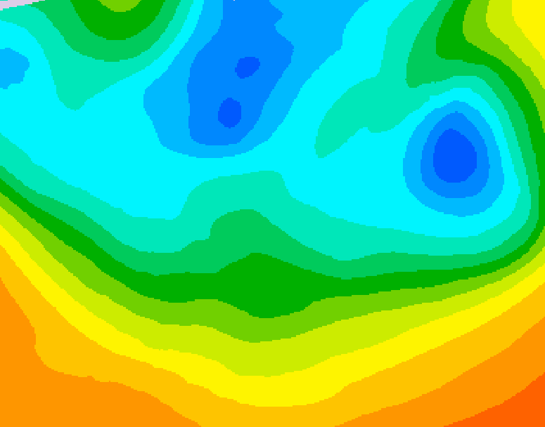 GDPS 500 millibar geopotential height 240 hour forecast chart for Canada based on 2026/05/03 1200Z data