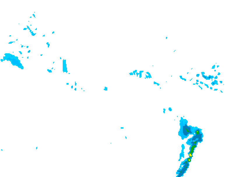GDPS precipitation 006 hour forecast chart for Canada based on 2026/05/03 0000Z data