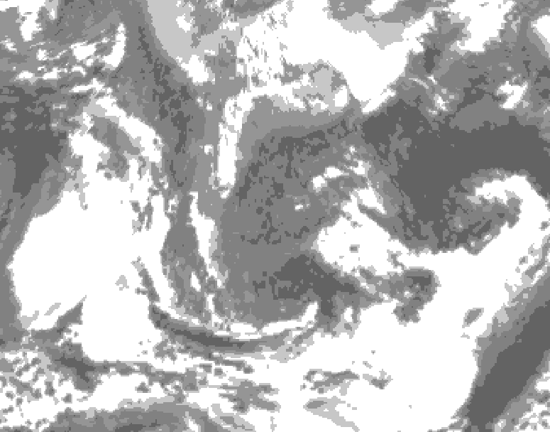 GDPS total cloud 042 hour forecast chart for Canada based on 2026/05/03 0000Z data