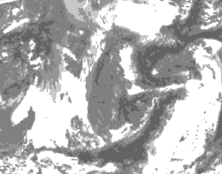 GDPS total cloud 066 hour forecast chart for Canada based on 2026/05/03 0000Z data