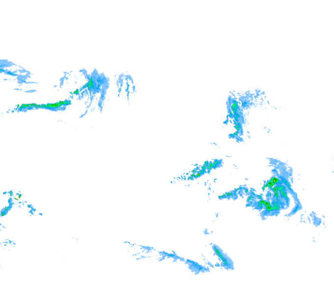 Weather radar data valid at 2026/05/03 20:42 UTC