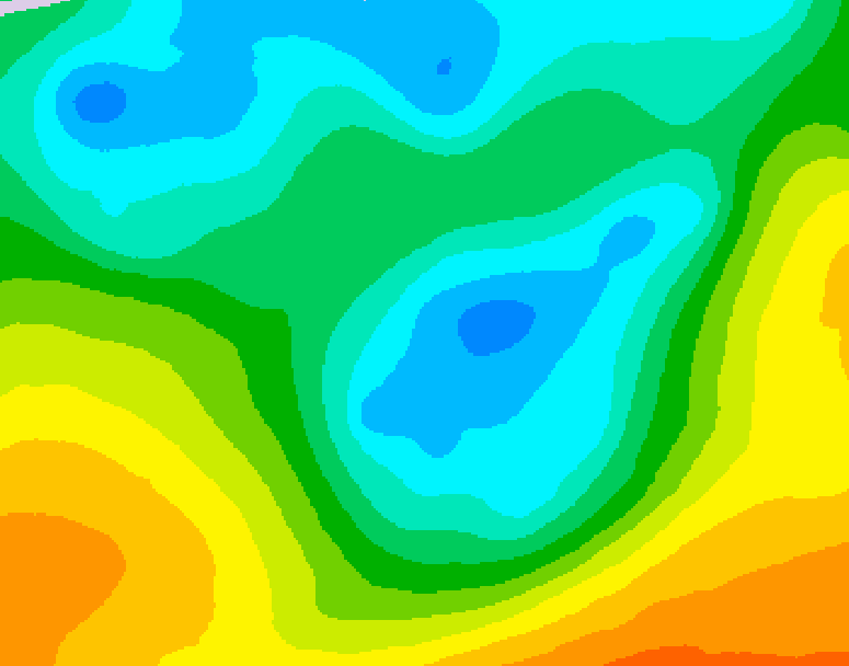 GDPS 500 millibar geopotential height 078 hour forecast chart for Canada based on 2026/05/04 0000Z data