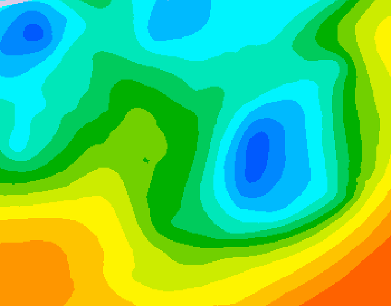 GDPS 500 millibar geopotential height 156 hour forecast chart for Canada based on 2026/05/04 0000Z data