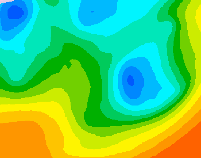 GDPS 500 millibar geopotential height 162 hour forecast chart for Canada based on 2026/05/04 0000Z data