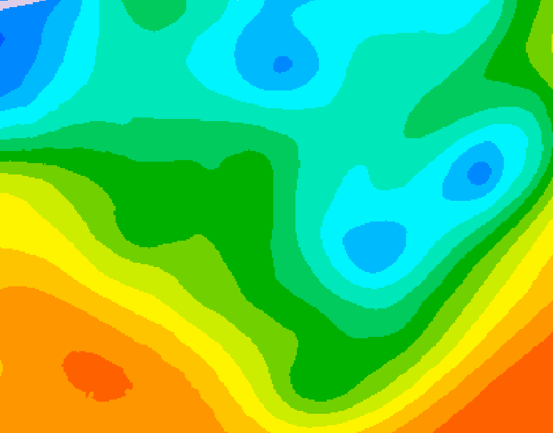 GDPS 500 millibar geopotential height 192 hour forecast chart for Canada based on 2026/05/04 0000Z data