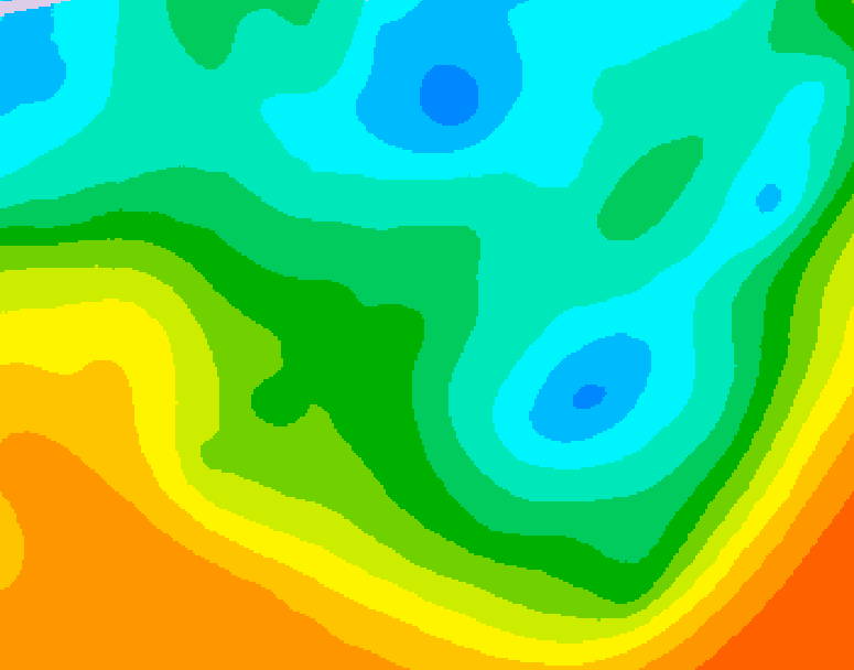 GDPS 500 millibar geopotential height 210 hour forecast chart for Canada based on 2026/05/04 0000Z data