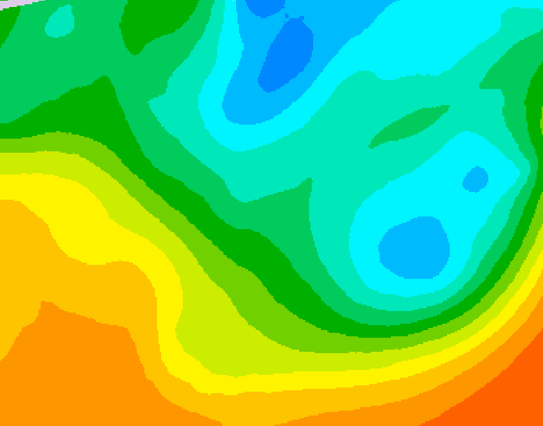 GDPS 500 millibar geopotential height 240 hour forecast chart for Canada based on 2026/05/04 0000Z data
